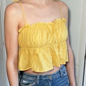 Canary yellow cami